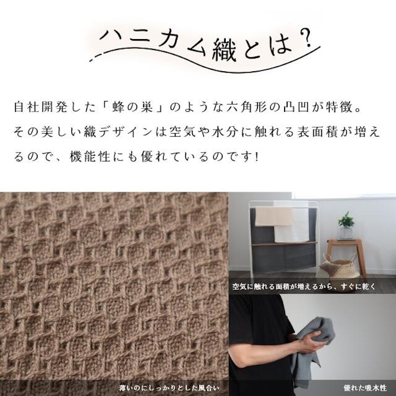 ソフトハニカム織 ミニバスタオル 2