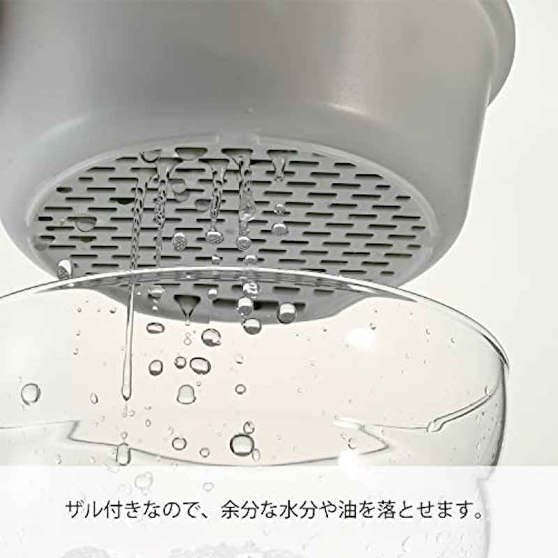 ガラスのレンジ蒸し器 3