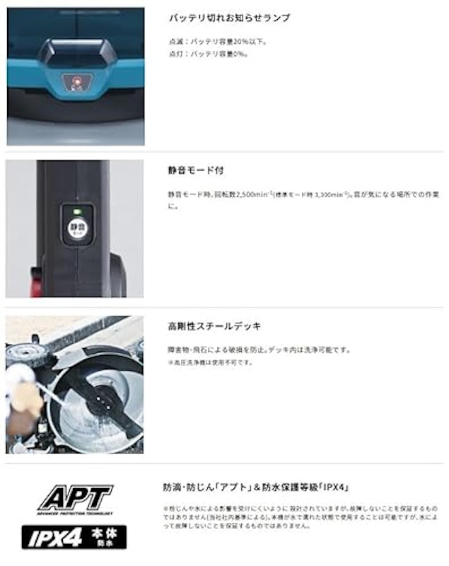 充電式芝刈機 4