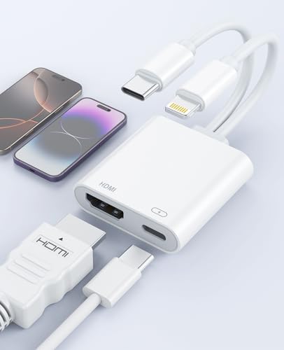 USB-C・Lightning to HDMI変換アダプター 1