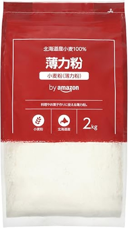 by Amazon 北海道産小麦100%薄力粉 1