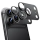 NIMASO カメラフィルム iPhone 18 Pro 用 カメラ保護 レンズカバー アルミ合金製 ブラック 2枚入り