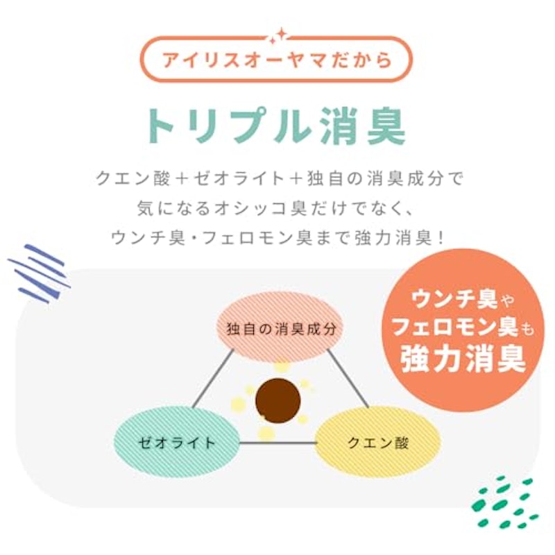 消臭サンド 鉱物タイプ 大きめ 3