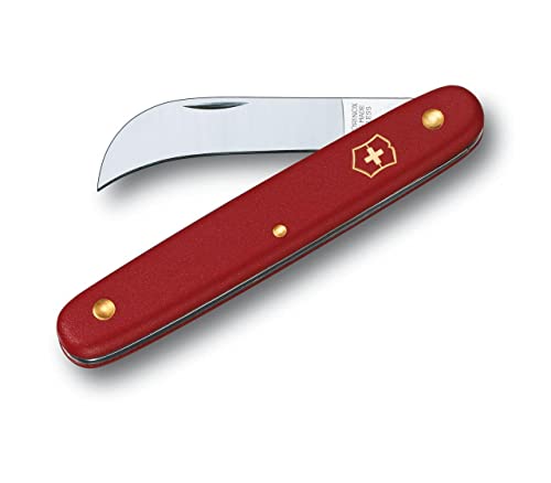 VICTORINOX（ビクトリノックス）フローリストナイフ ウッド Lカーブ 曲刃花ナイフ 花切りナイフ