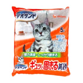 ユニチャーム デオサンド ギュッと固まる紙砂をレビュー ユニチャーム デオサンド ギュッと固まる紙砂をレビュー