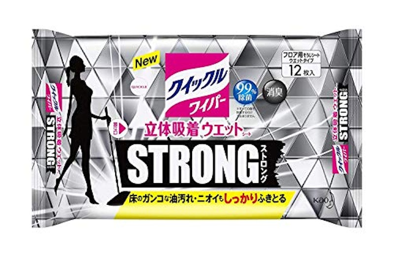クイックルワイパー 立体吸着ウエットシート ストロング 1