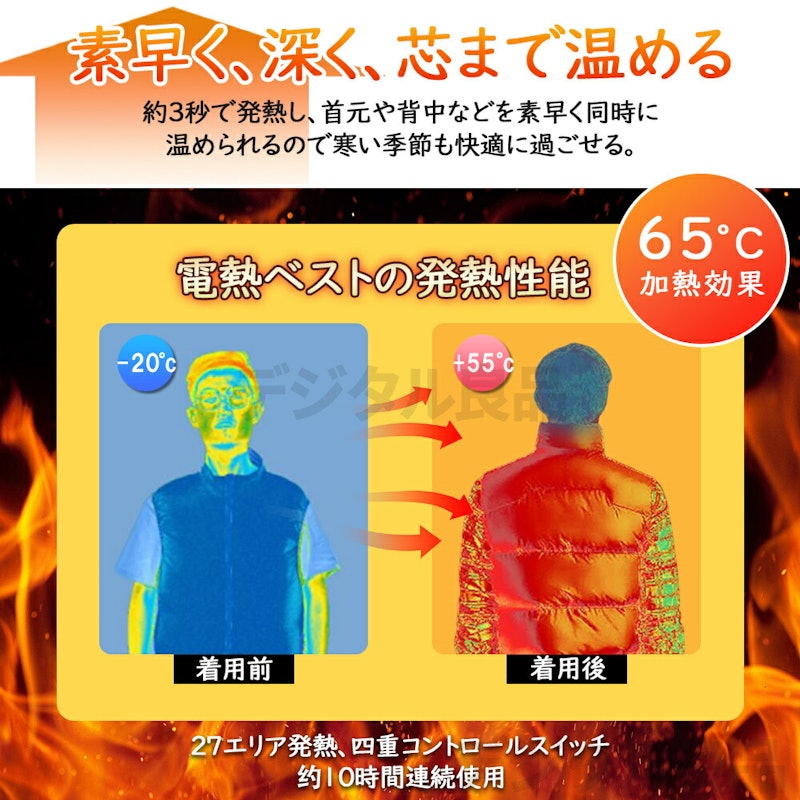 電熱ベスト 7