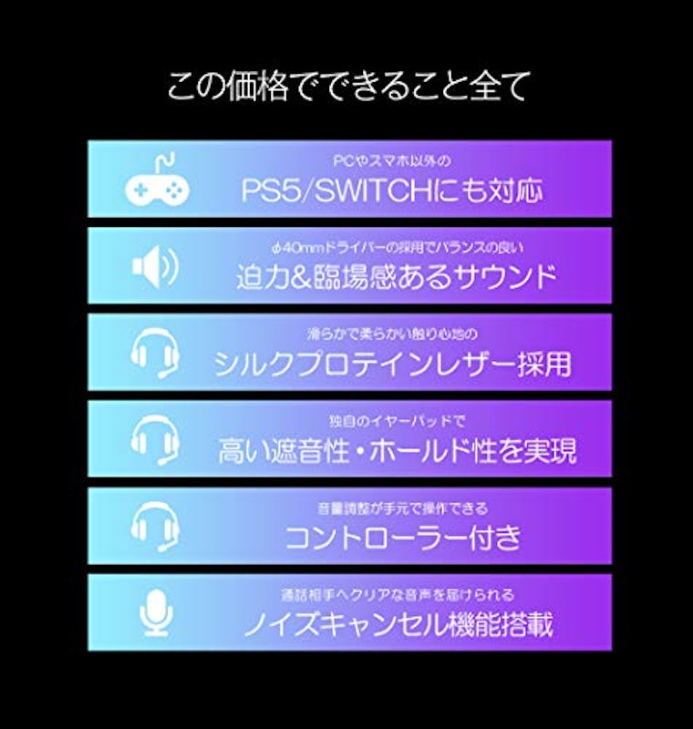 ゲーミングヘッドセット 3