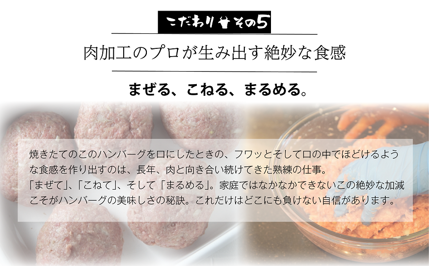 佐賀牛入り熟成ハンバーグ 7
