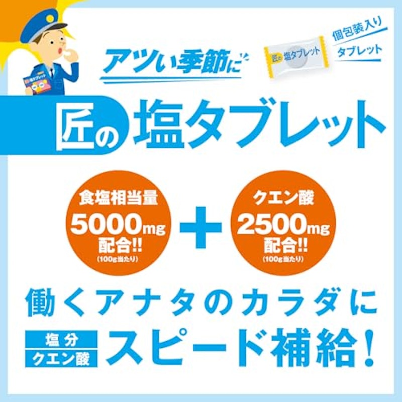 匠の塩タブレット 500g 3種アソート 2