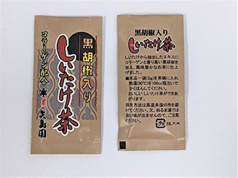粉末 コラーゲン入 黒胡椒入りしいたけ茶 1