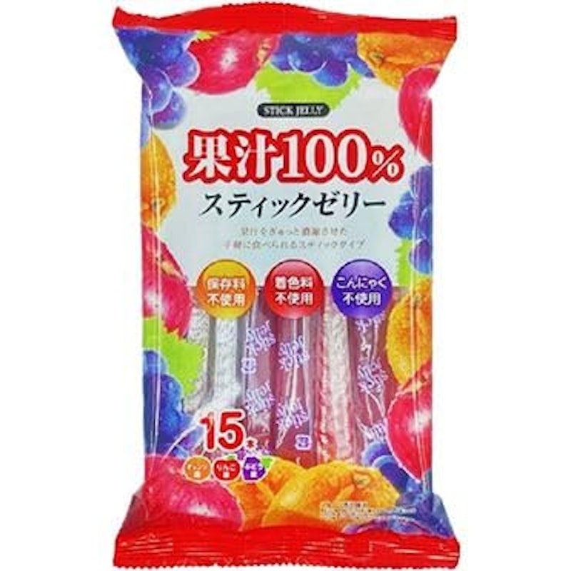果汁100%スティックゼリー 1