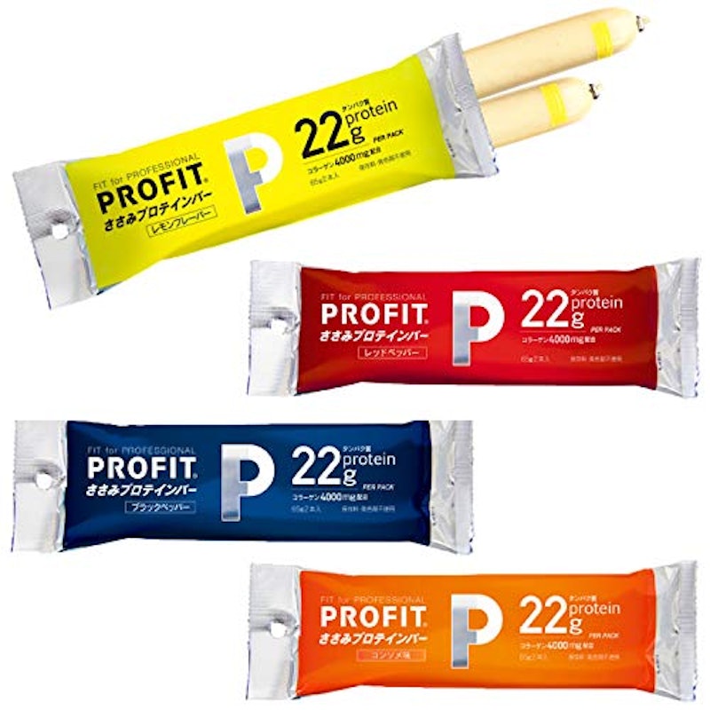 PROFITささみプロテインバー 4種アソート 1