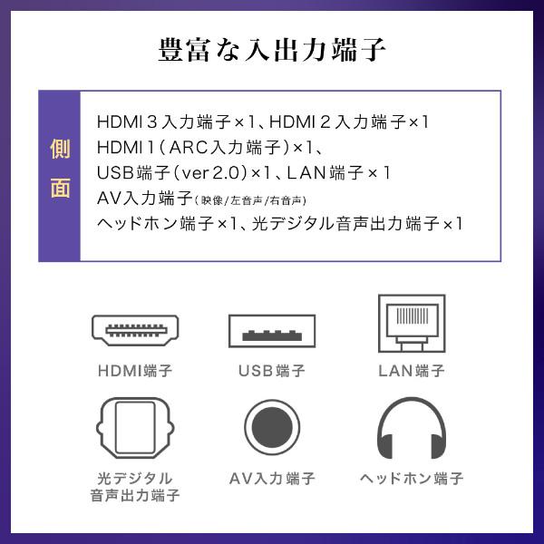32型チューナーレス液晶テレビ 6