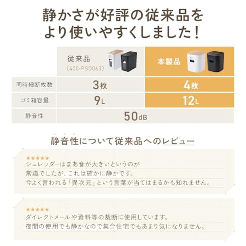 静音シュレッダー 3