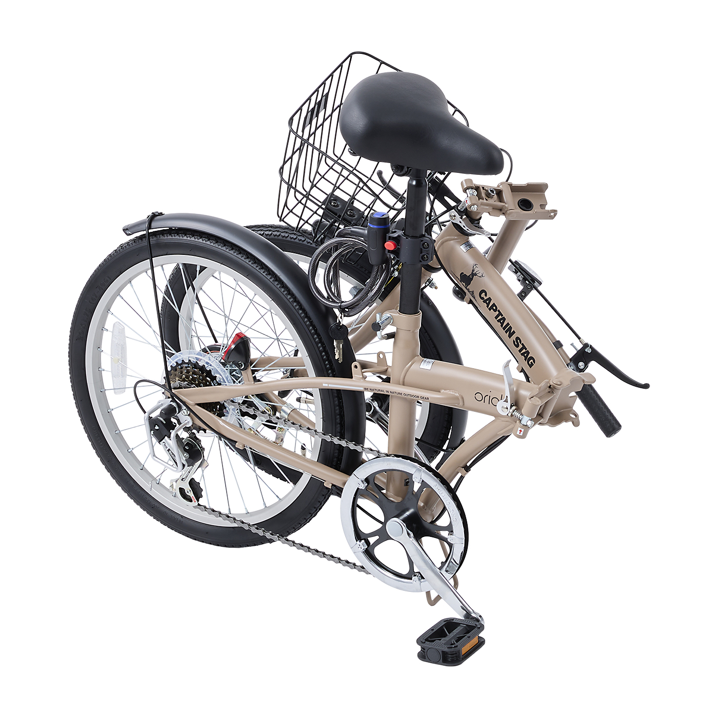 キャプテンスタッグ 折りたたみ自転車を検証レビュー！折りたたみ