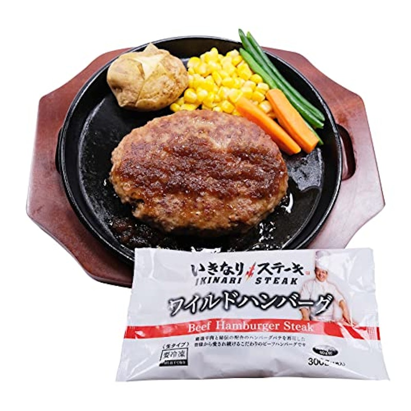 いきなりステーキ ワイルドハンバーグ 6個 オニオンソース付 1