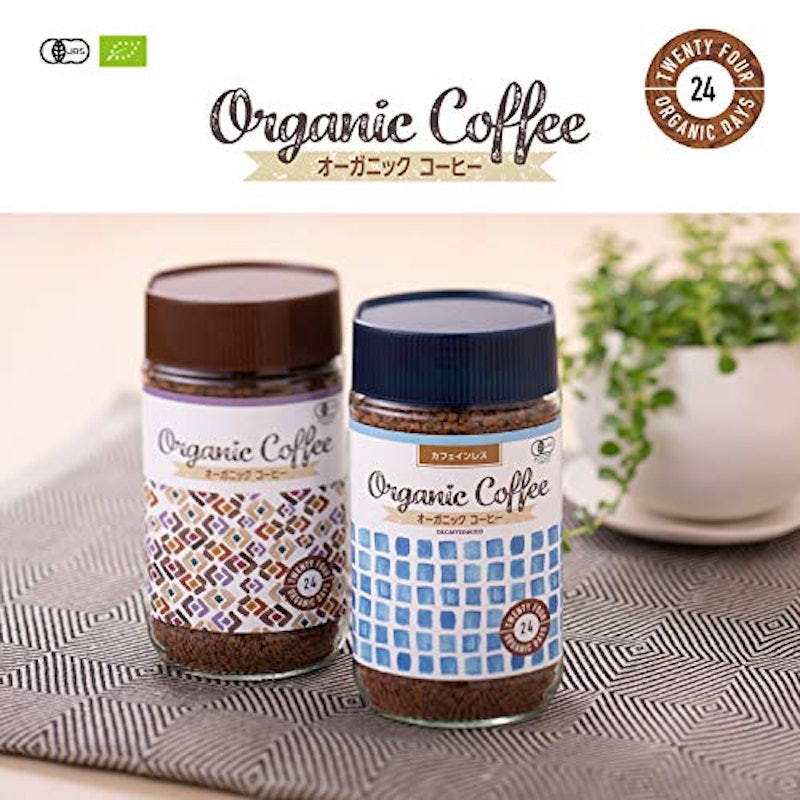オーガニック インスタントコーヒー カフェインレス 3