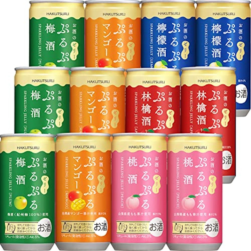 スパークリングゼリーのお酒5種のみくらべ 1