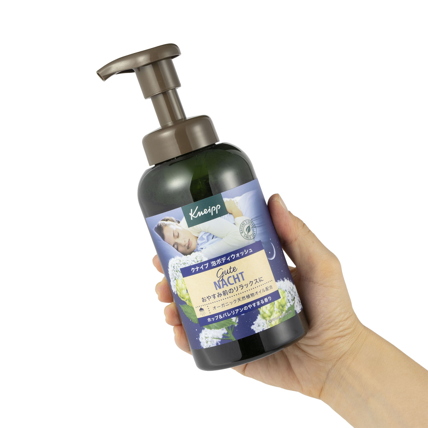 クナイプ 泡ボディウォッシュ グーテナハト ホップ＆バレリアンの香り