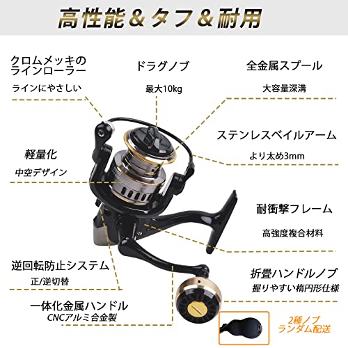 スピニングリール ‎大物狙い用5000番 3