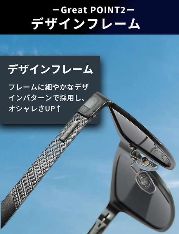 偏光サングラス 2