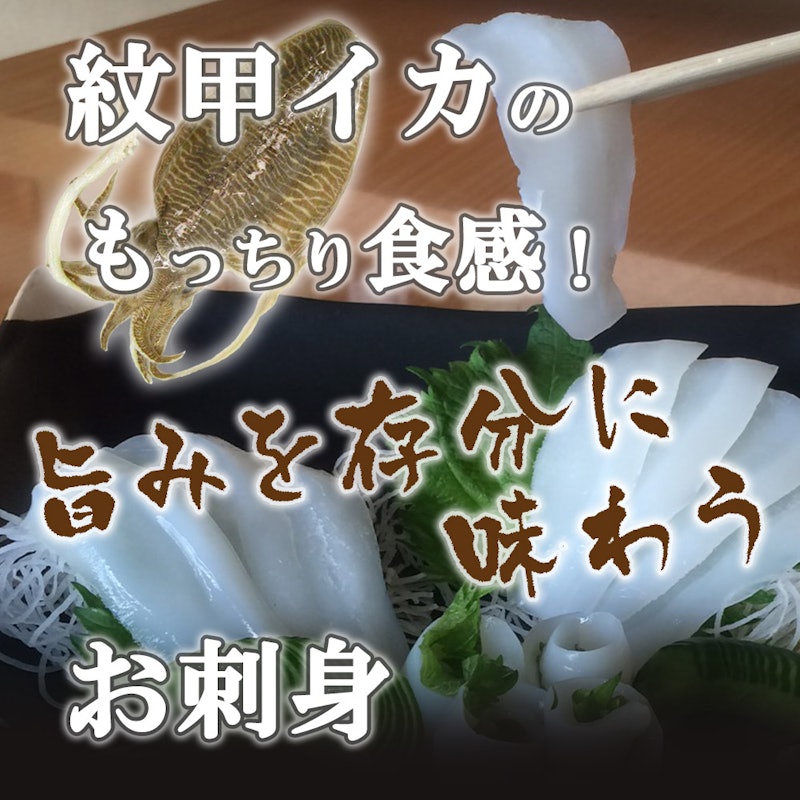 紋甲イカ刺身 3