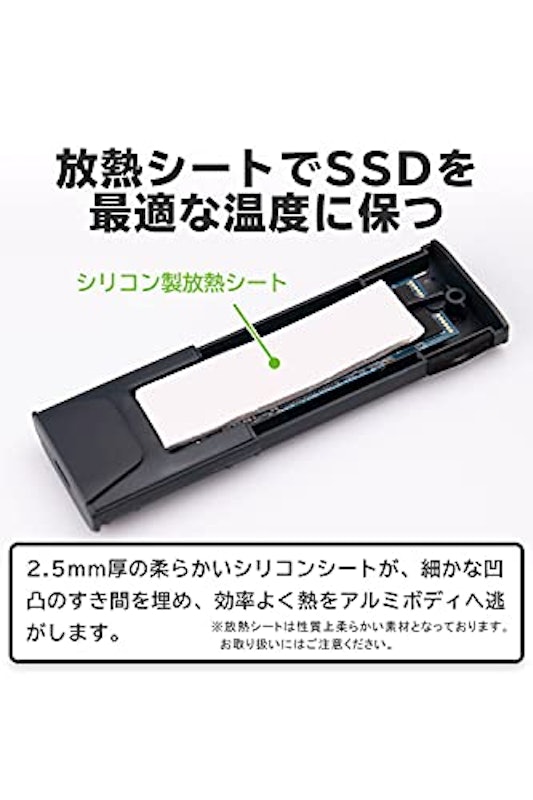 M.2 SSDケース 3