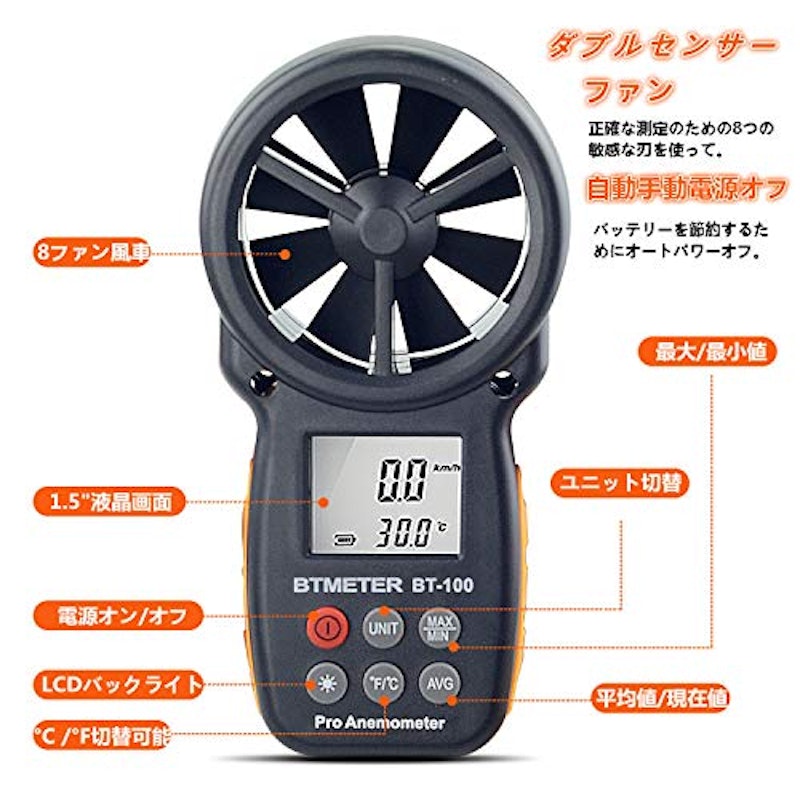 デジタル風速計 4