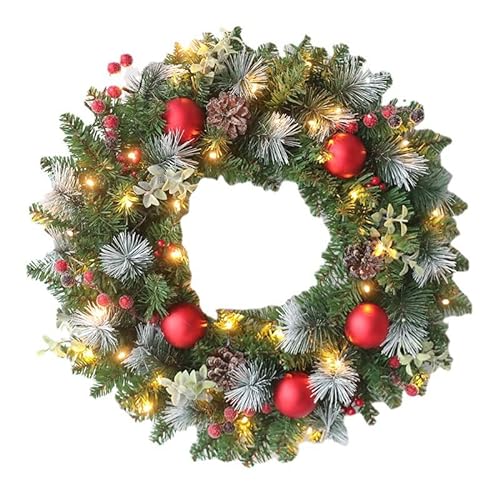 電池式クリスマスリース 1