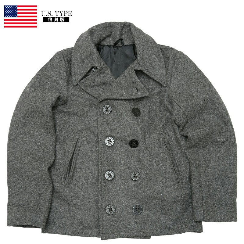 米軍タイプ NAVY Pコート 1