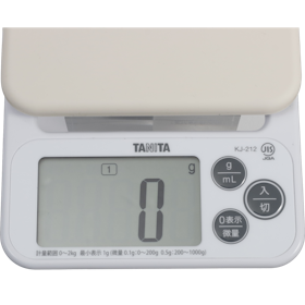 タニタ TANITA デジタルクッキングスケール KJ-212を検証レビュー!キッチンスケールの選び方も紹介 2