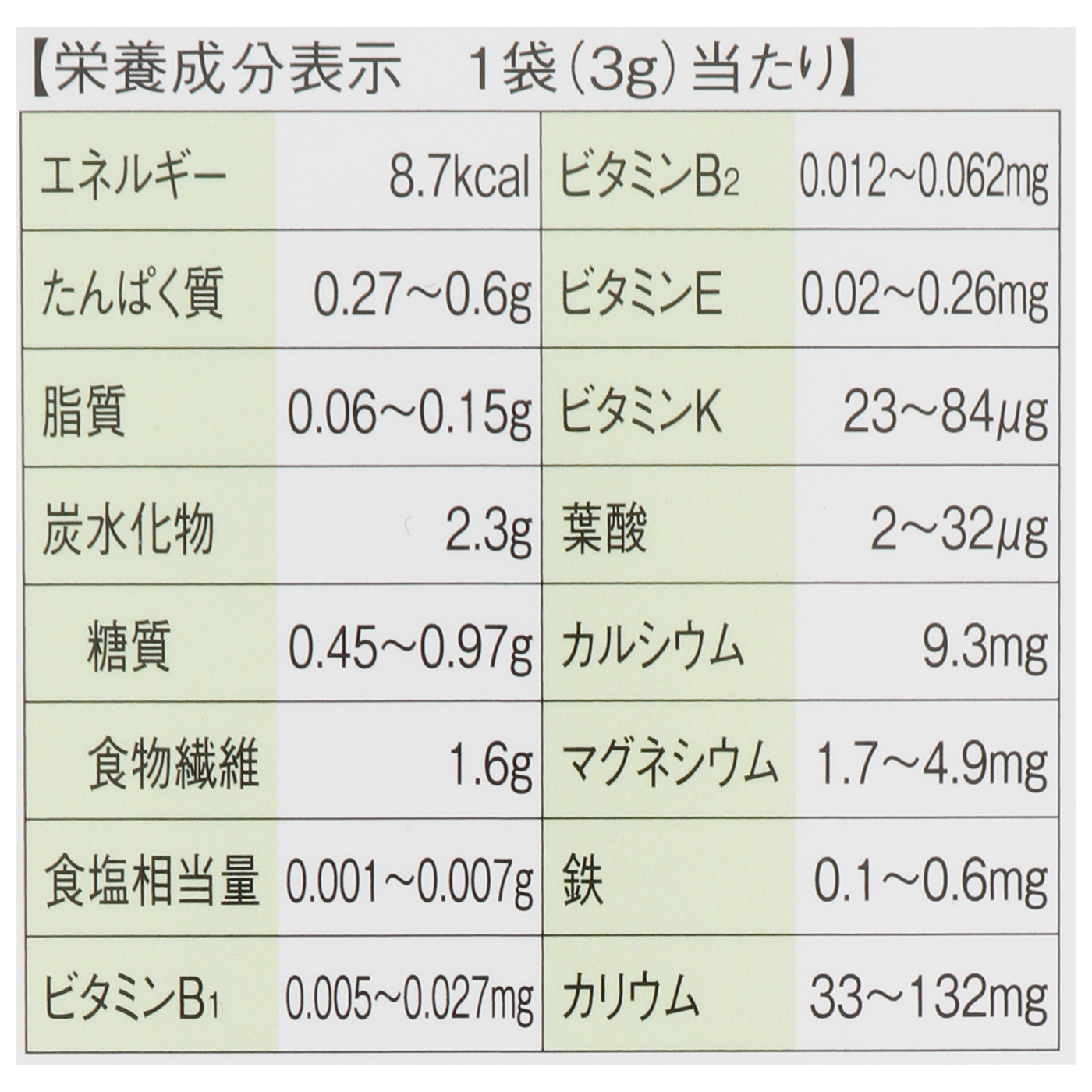 フルーツ酵素青汁 2