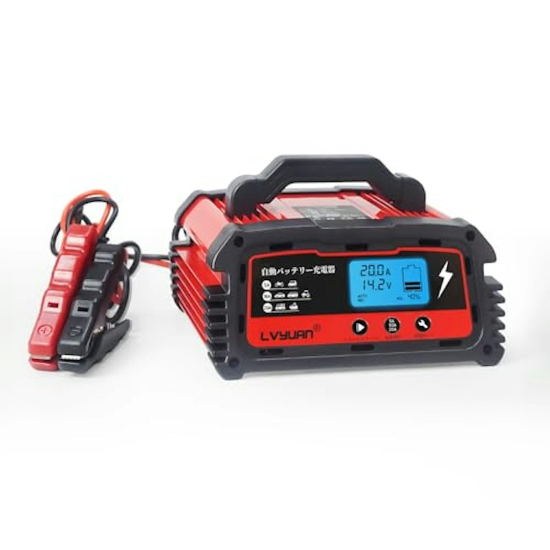 自動パルスバッテリー充電器 1