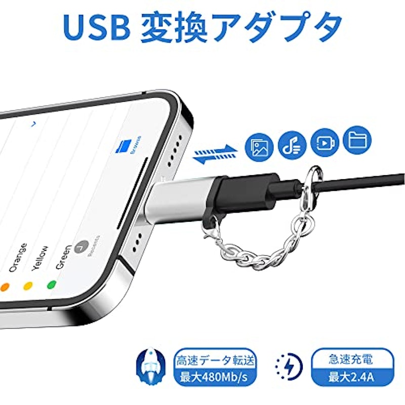 Micro USB to Lightning 変換アダプタ 2