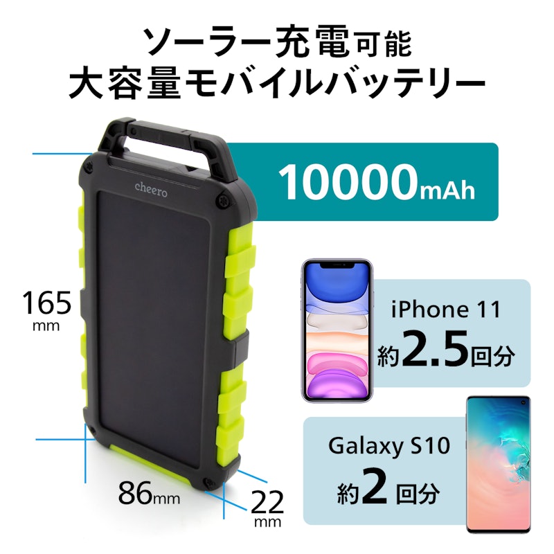 Solar Power Bank 10000mAh 2