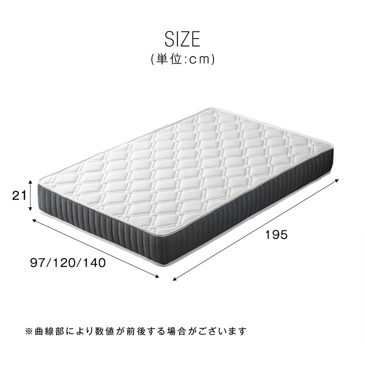 超高密度 ポケットコイルマットレス 10