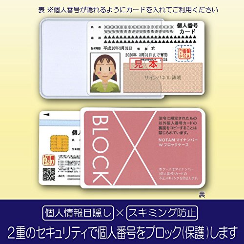 ノータム・マイナンバーＷブロックケース 4