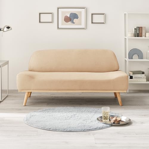 ソファ-ケイデ 120cm×64cm×71cm ベージュ