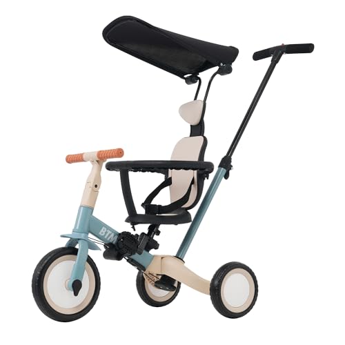 ✨BTM✨三輪車✨美品✨ BTM 三輪車 折りたたみ 高級 子供用三輪車 サンシェード付き