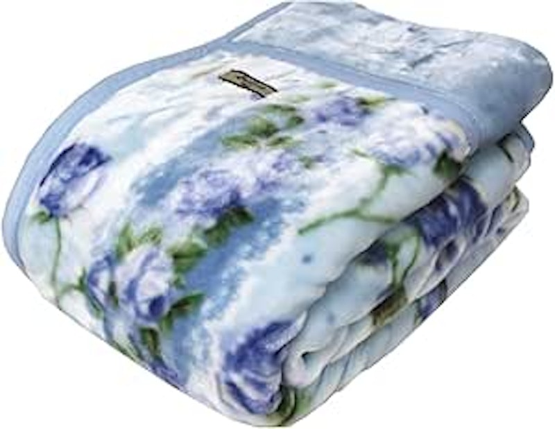 衿付き2枚合わせふっくら毛布 1