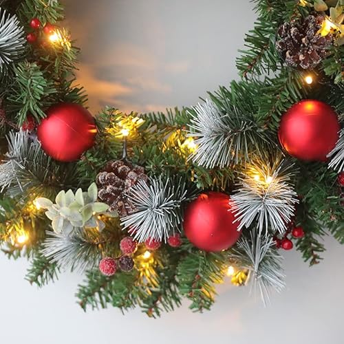 電池式クリスマスリース 4