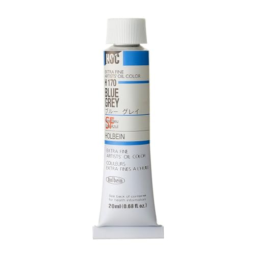 油絵具 ブルー グレイ 1