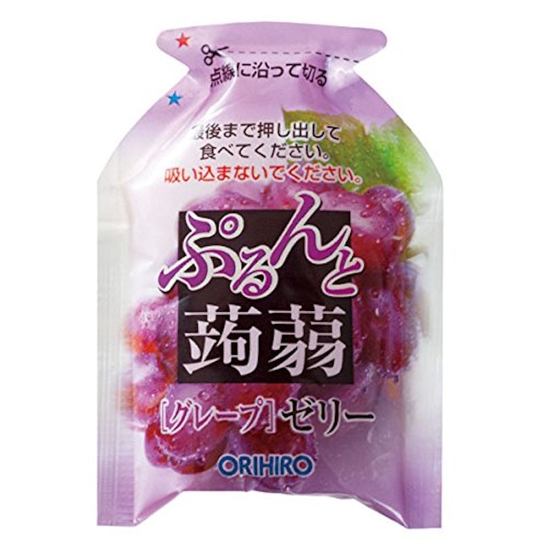 ぷるんと蒟蒻ゼリーパウチ アップル+グレープ 2