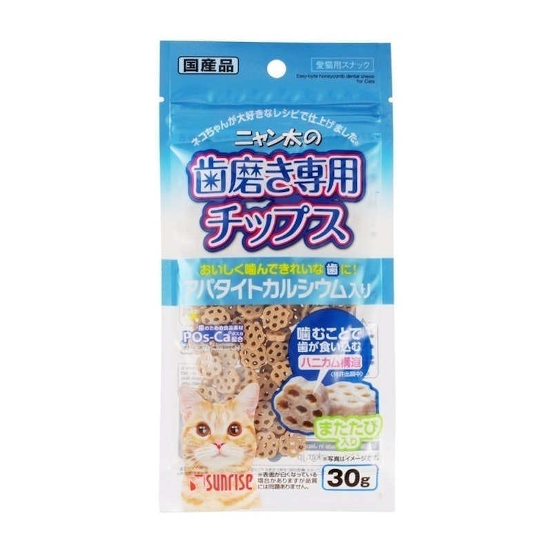 ニャン太の歯磨き専用チップス アパタイトカルシウム入り 1