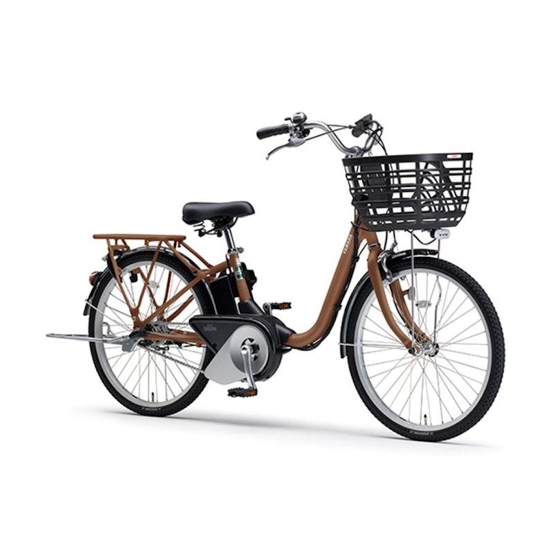 ヤマハPAS CITY V電動アシスト自転車 グレー 24インチ バスケット付き ヤマハPAS CITY V電動アシスト自転車 グレー 24インチ バスケット付き