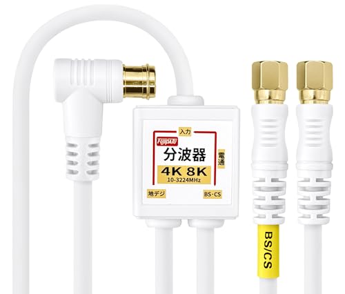 アンテナ分波器 入力/出力一体型ケーブル付き 1