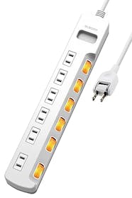 エレコム ELECOM 雷ガード個別スイッチタップ T-K6A-2630WH 検証レビュー評価 1