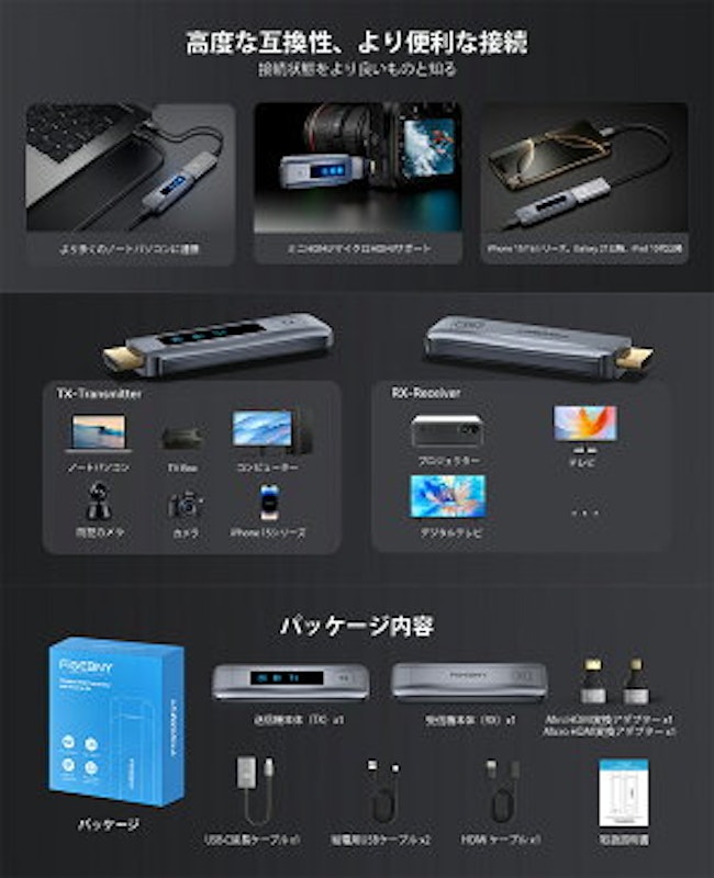 ワイヤレスHDMI送受信機 11