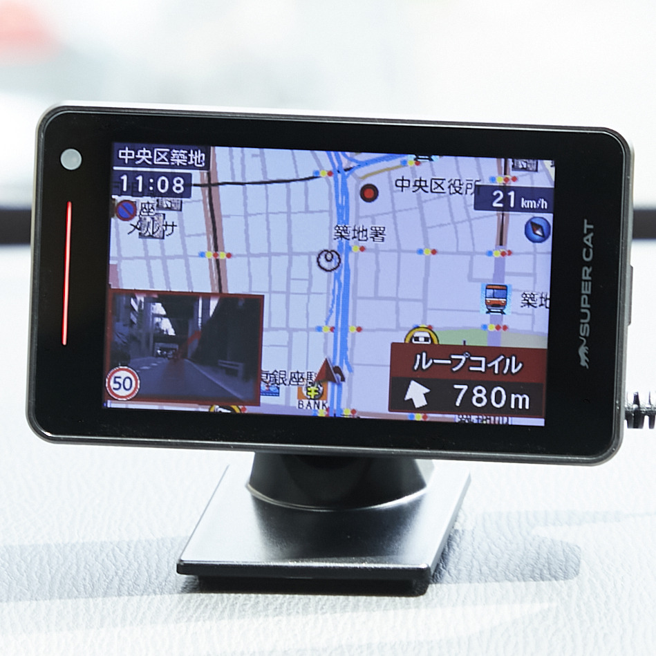 ユピテル SUPER CAT レーザー＆レーダー探知機 YPK-21Tを検証レビュー